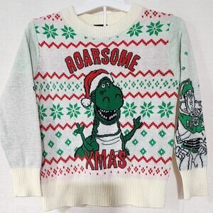 Toy story ''Roarsome x-mas'' knitted sweater toddler size 18M